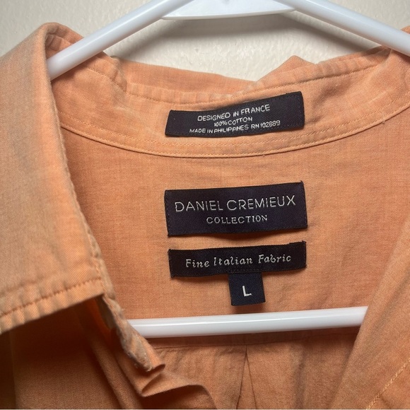 Daniel Cremieux Men's Orange Shirt design in France - Picture 4 of 10